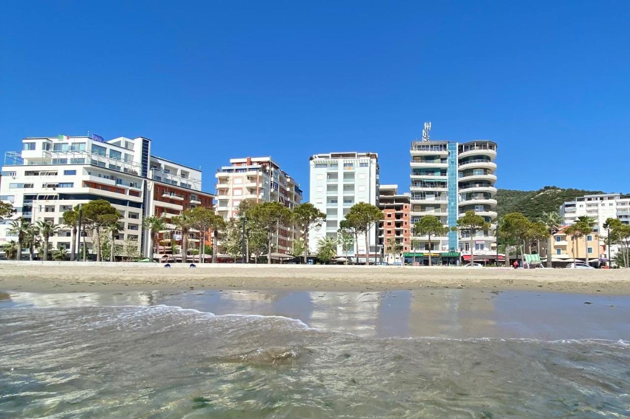 Luxury Seaview Vlora Flat Free Parking Apartment Exterior photo